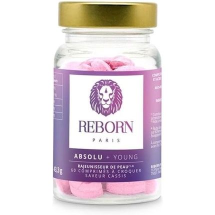 أبسولو + مجدد البشرة الشابة 60 قرصًا - الشعر والبشرة والأظافر التي تولد من جديد