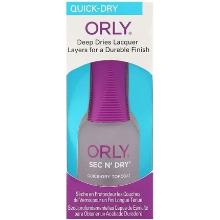 Orly Sec N Dry Topcoat Finish 18Ml