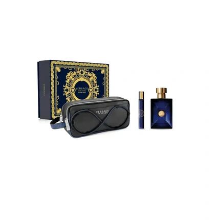 Versace Dylan Blue Eau De Toilette Spray 100Ml Set 3 Pieces
