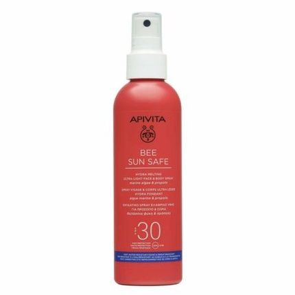 Apivita Bee Sun Safe Hydra Melting Ultra-Light Face & Body Spray Spf 30 200Ml