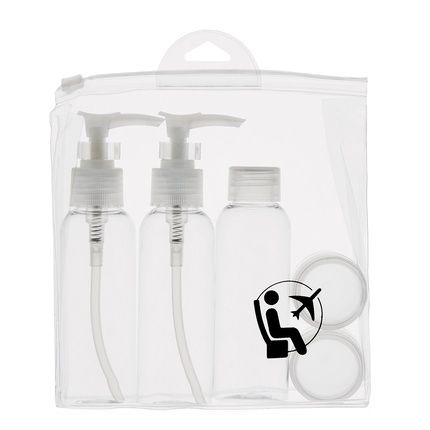 Inter-Vion Travel Cosmetic Container Kit - 5 Pieces