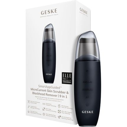 Geske Smartappguidedtm Microcurrent Skin Scrubber And Blackhead Remover 9 In 1