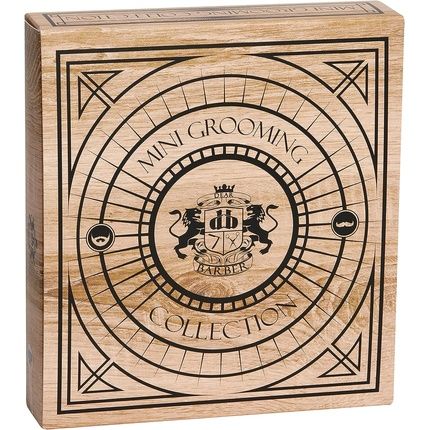 Dear Barber Mini Grooming Collection Set - Beard Oil 10Ml, Moustache Wax 15Ml, With Confidence Eau De Toilette 10Ml, Beard Balm 15Ml