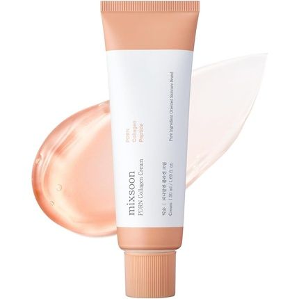 Mixsoon Pdrn Collagen Cream 169 Fl Oz 50Ml Radiance With Plant-Based Pdrn