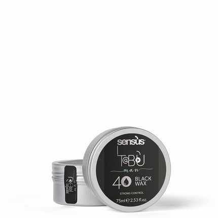 Sensus Tabu Man 40 Black Wax - Medium-Hardening Black Wax 75 Milliliters