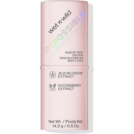 Wet N Wild Impossible Primer Stick Mattifying Primer With Brightening Gooseberry And Jeju Blossom Extract 1 Stick