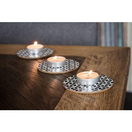 Maxi Tealights From European Production Bispol 8 Hour Burn Time 12 Maxi Tealights In Aluminum Cups Unscented Ral Certified Pzh Approved Large Candles 2.2 X O5.7Mm - Pack Of 12