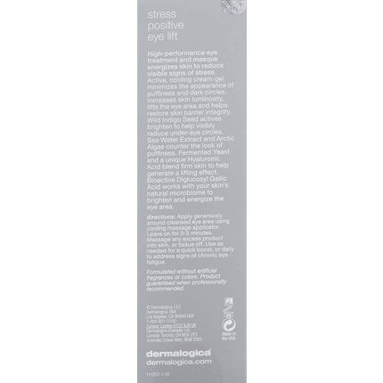Dermalogica Stress Positive Eye Lift Eye Cream With Hyaluronic Acid 0.85 Fl Oz - Image 3