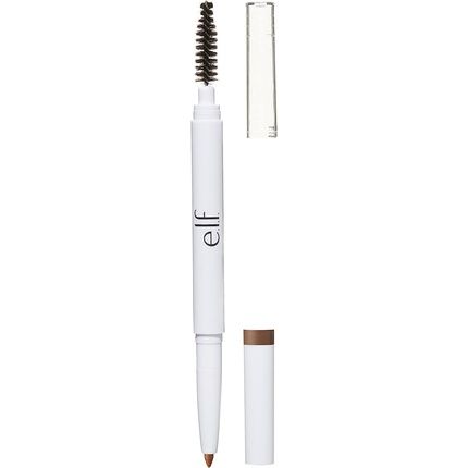 E.L.F. Instant Lift Brow Pencil Dual-Sided Precise Fine Tip Shapes Defines Fills Brows Contours Combs Tames Taupe 0.18G