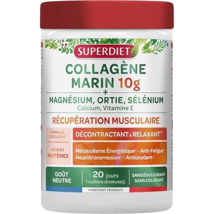 Superdiet Marine Collagen For Muscle Recovery And Relaxation