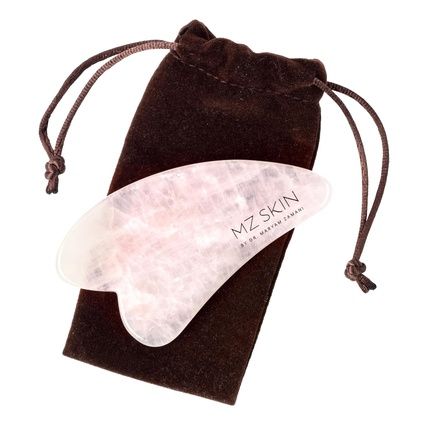 Mz Skin Rose Quartz Gua Sha Tool Facial Sculpting Massage Stone For Lymphatic