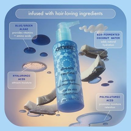 قناع ترطيب الشعر ليلاً من أميكا دريم روتين، 3.3 أونصة