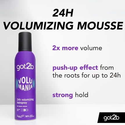 Got2B Volumania Bodifying Hair Mousse 250Ml
