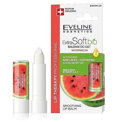 Eveline Extra Soft Watermelon Bio Lip Balm Smoothing Hydrating Lips