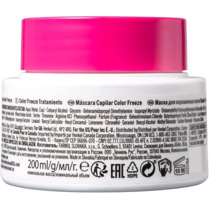 Schwarzkopf Bc Color Freeze Treatment 200Ml - Image 3