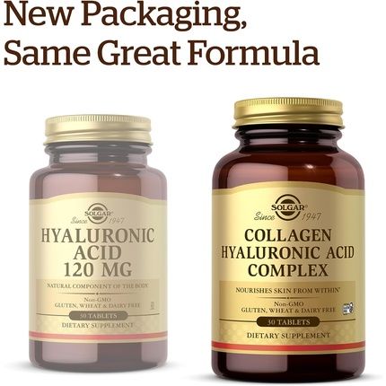 Solgar Collagen Hyaluronic Acid Complex 30 Tablets - Image 3