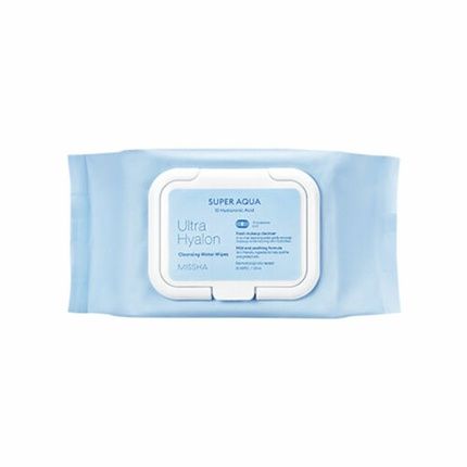 [Missha] Super Aqua Ultra Hyalon Cleansing Water Wipes 30 Wipes