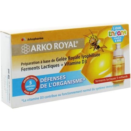 Arko Royal Bee Products Natural Defenses For Children 6 Years And Up - Pack Of 5