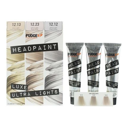 Fudge Professional Head Paint High Lift Trio Kit 3 X 60Ml 12.13/12.23/12.12
