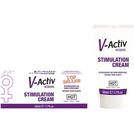 Hot V-Activ Stimulation Cream For Women 50Ml
