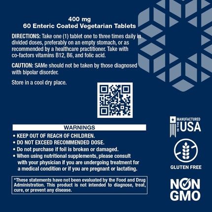 Life Extension Same 400Mg Supplement For Joint And Liver Support 60 Count 400Mg - Image 3