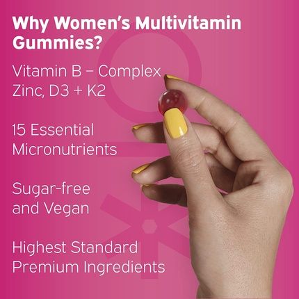 Nutriburst Women'S Multivitamin Hormone Regulation & Collagen Support 60 Berry Gummies