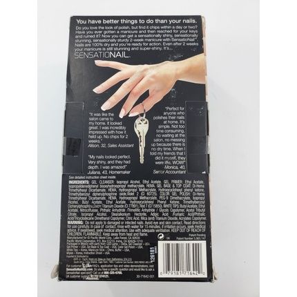 Sensationail Gel Nail Polish Starter Kit Sheer Pink With Led Nail Lamp - 10 Manicures - Image 3