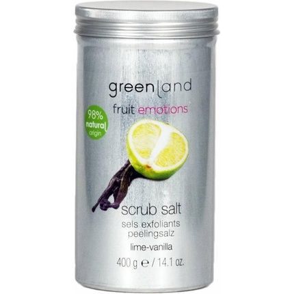 Greenland Fruit Emotions Lime-Vanilla 400 Gr Scrub Salt