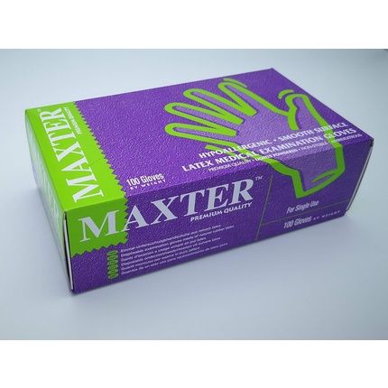 Maxter Latex Gloves 100 Pieces