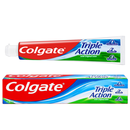 Colgate Triple Action Toothpaste 75Ml