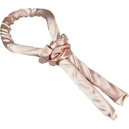 The Vintage Cosmetic Company Satin Foam Hair Curler With Matching Satin Scrunchies Pink Design