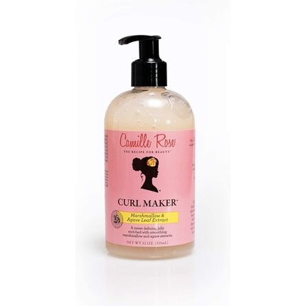 Camille Rose Curl Maker Jelly 355Ml - Nourishing And Defining Curls - Aloe Juices & Marshmallow Root