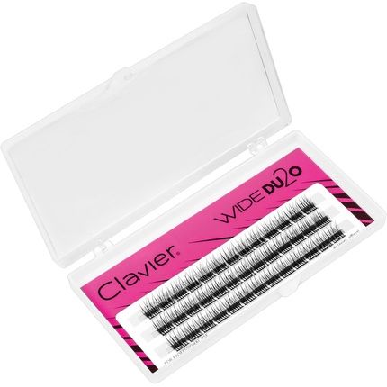 Clavier Tufted Eyelashes Wide Du2O False Eyelashes 20D Natural C Curl Lash - Image 3