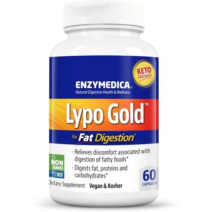 Enzymedica Lypo Gold Digestive Enzymes For Fat Digestion