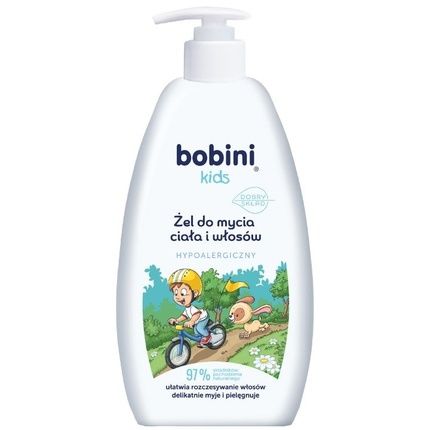 Bobini Kids Hypoallergenic Body And Hair Wash Gel 500Ml
