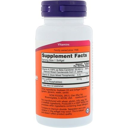 Now Beta Carotene 90 Pearls