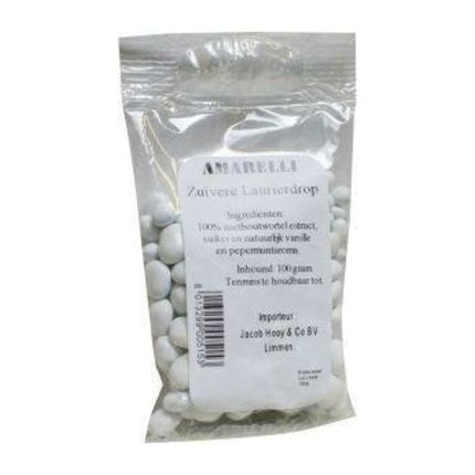 Jacob Hooy Laurier Drop Bag Peppermint White