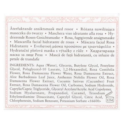 Fresh Rose Hydrating Face Mask Instantly Hydrates Cools Calms 1Oz 30Ml - Image 3