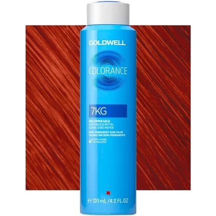 Goldwell Colorance Warm Reds Medium Golden Copper Hair Color 120Ml - 7Kg  Can