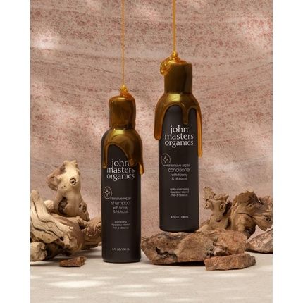 John Masters Organics Intensive Repair Shampoo With Honey & Hibiscus 236Ml - Image 3