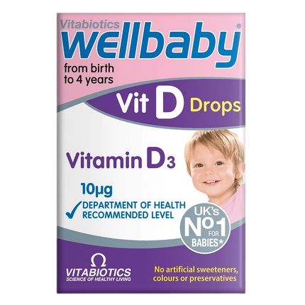 Vitabiotics Wellbaby Vitamin D Drops Dietary Supplement For Children 30Ml
