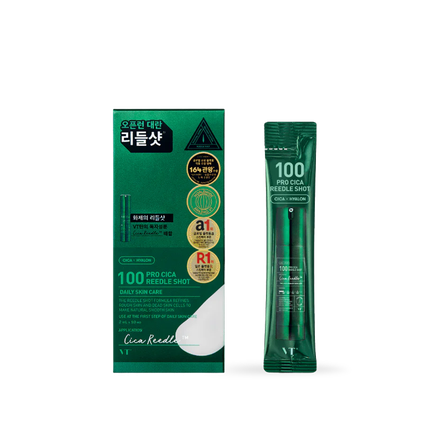 Vt Cosmetics 100 Pro Cica Reedle Shot 2Ml X 10 Pieces