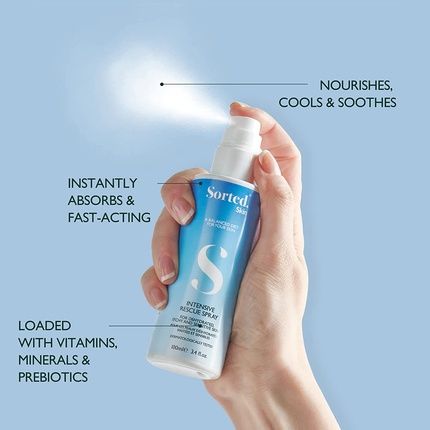 Sorted Skin Intensive Rescue Spray For Dry Atopic Sensitive Allergy Prone Skin - Hydrating Vegan And Natural With Prebiotic Ingredients - Image 3