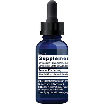 Life Extension Liquid Vitamin D3 50Mcg (2000Iu) Supplement 1 Fl. Oz. - 850 Servings