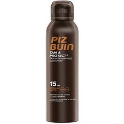 Piz Buin Tan Intensifying Sun Spray Spf 15 150Ml Protective Spray For Intense Tanning