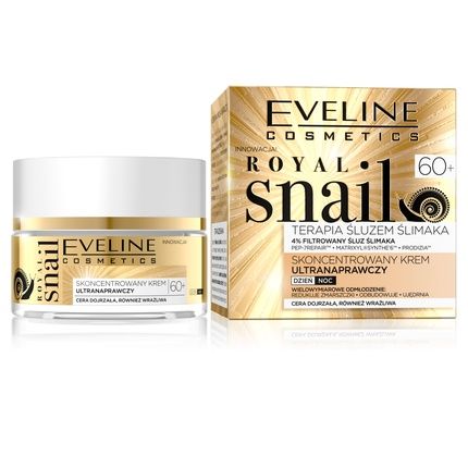 Eveline Royal Snail 60+ Concentrated Ultra-Repair Cream For Day And Night 50Ml
