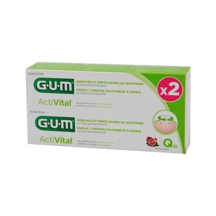 Gum Activital Toothpaste Q10 75Ml - Pack Of 2