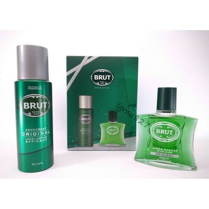 Brut Men Original Special Edition Deodorant Aftershave Shower Gel Gift Set - Image 3
