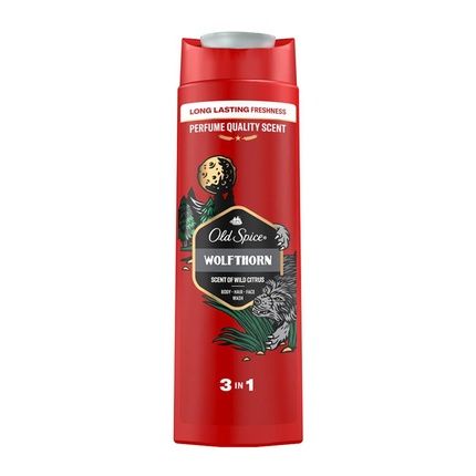 Old Spice Gel 3In1 Wolfthorn 400Ml Men'S Grooming