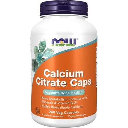 Now Foods Calcium Citrate With Vitamin D, Magnesium, Zinc, And Copper Supplements